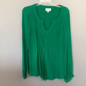 Green blouse